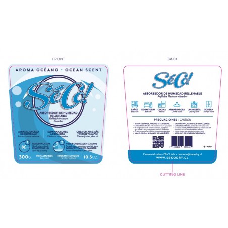 ABSORVERDOR DE HUMEDAD RELLENABE SECO 300gr (6u)